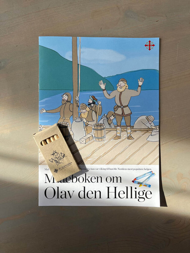 Malebok om Olav Den Hellige.