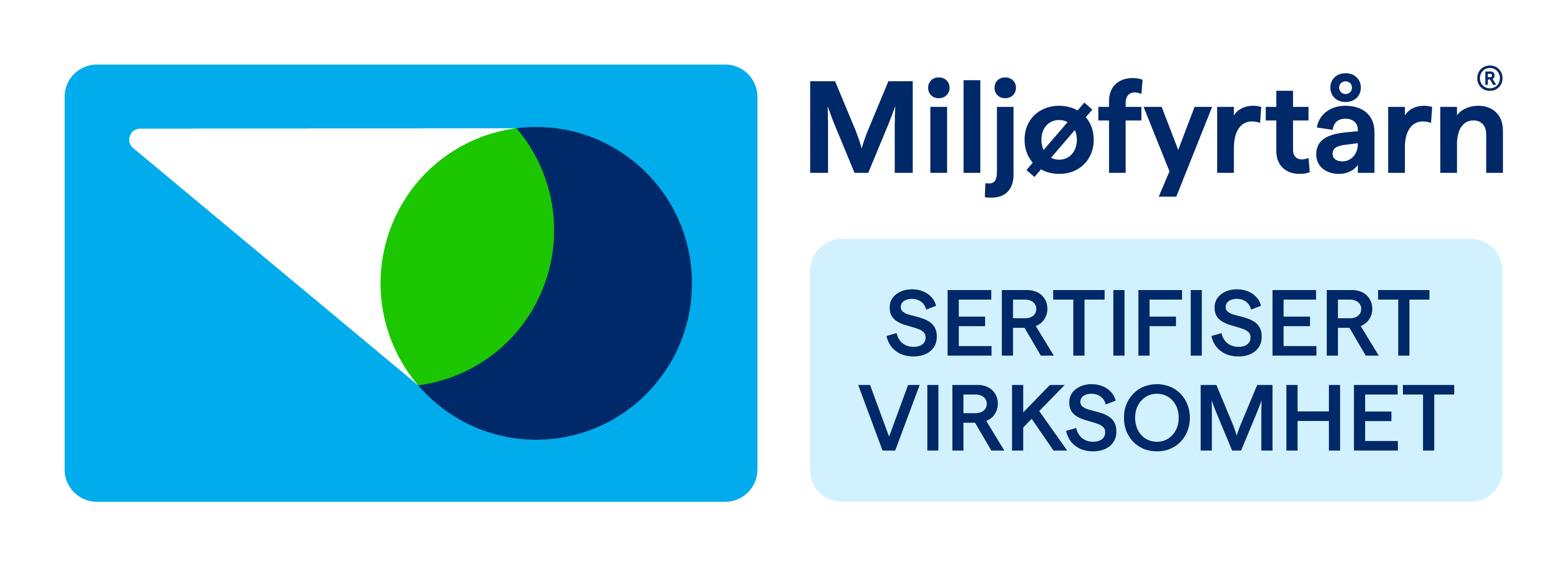 GV Reklame er Miljoefyrtaarn-sertifisert bedrift.