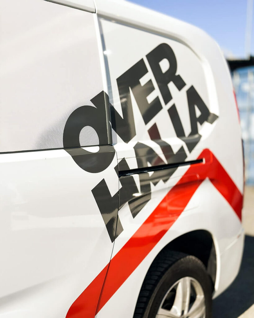Foliert bil for Overhalla.