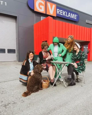 GV-damer klare for vømmøl.